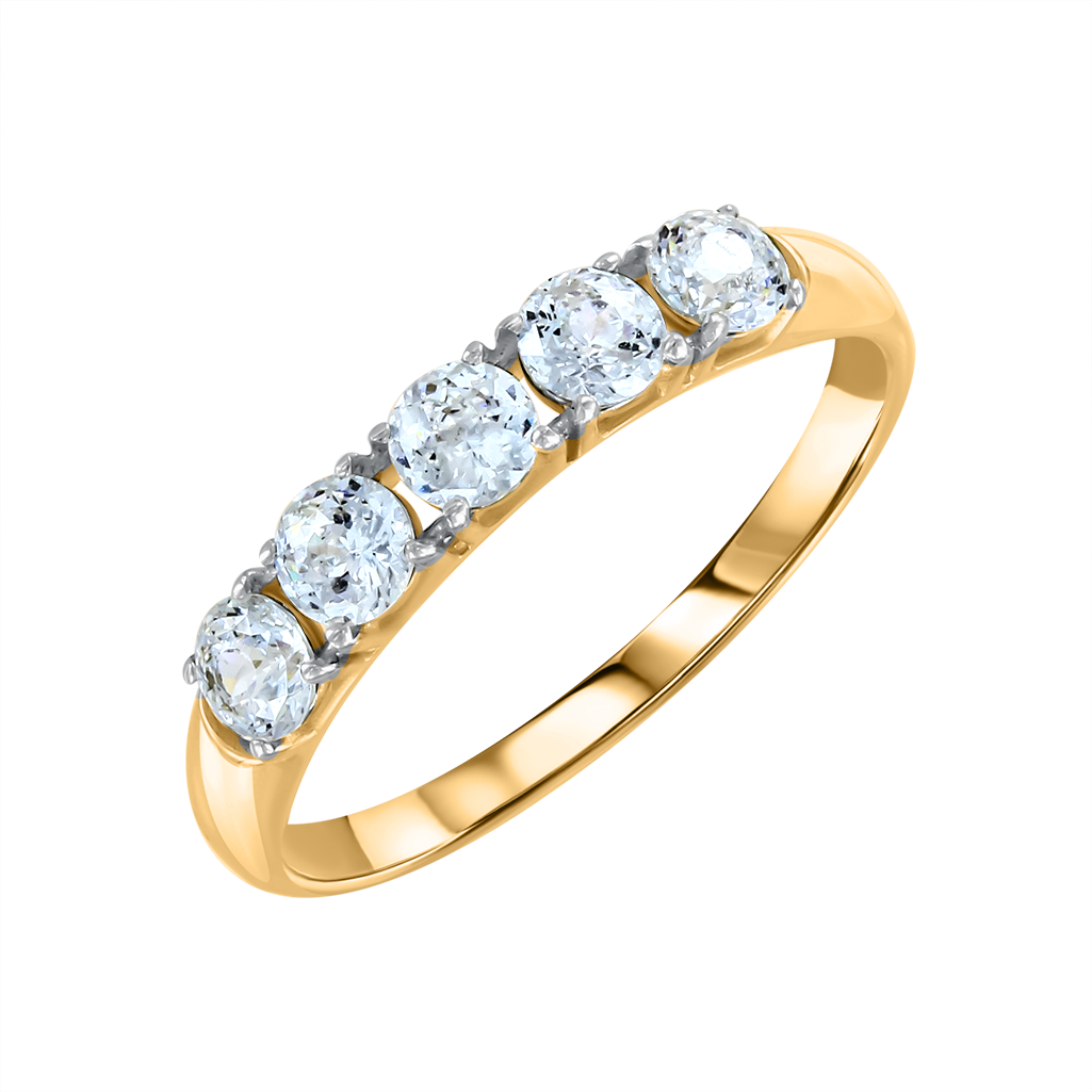 Damenring mit Swarovski Zirkonia Bild 1