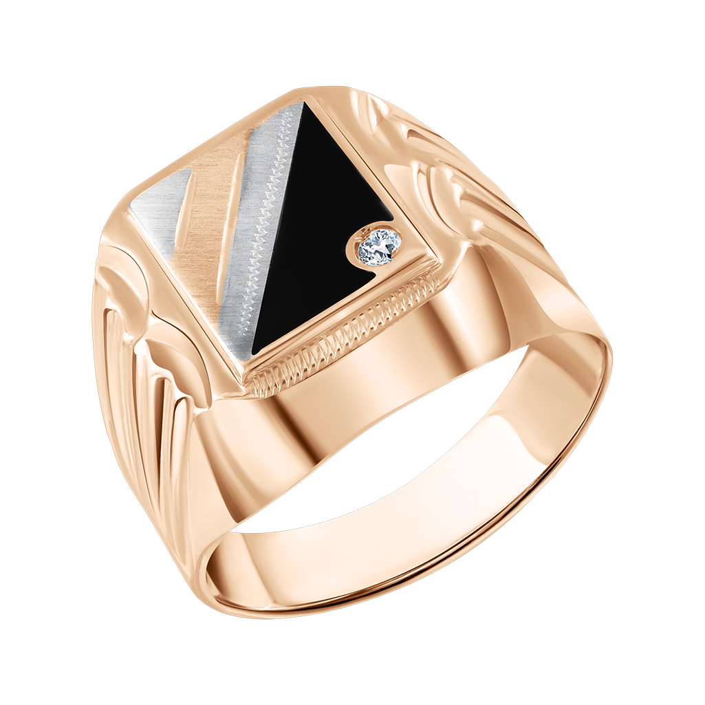 Herrenring mit Zirkonia Bild 1