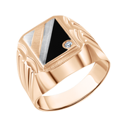 Herrenring mit Zirkonia Bild 1