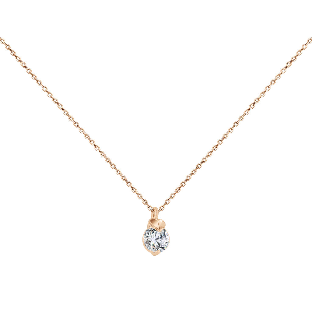 Collier mit Anhänger und Zirkonia Bild 1
