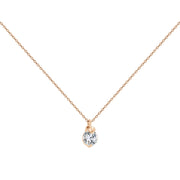 Collier mit Anhänger und Zirkonia Bild 1
