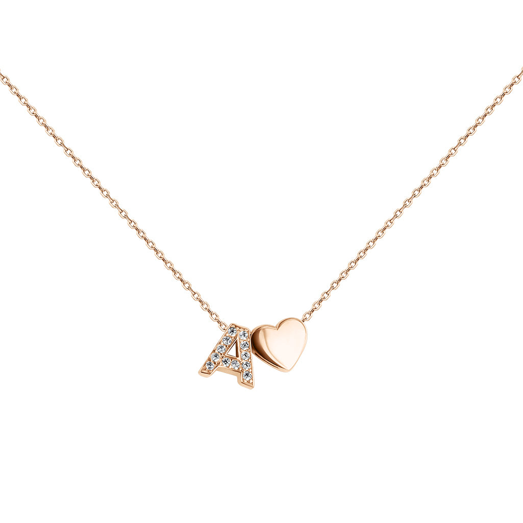 Collier mit Anhängern und Zirkonia Bild 1