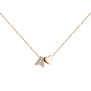 Collier mit Anhängern und Zirkonia Bild 1