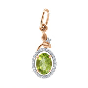 Anhänger mit Peridot und Zirkonia Bild 1