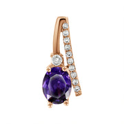 Anhänger mit Amethyst und Zirkonia Bild 1