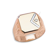 Herrenring mit Zirkonia Bild 1