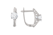 Ohrhänger mit Zirkonia Swarovski Bild 1