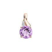 Anhänger mit Amethyst und Zirkonia Bild 1