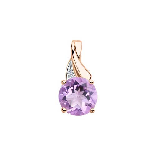 Anhänger mit Amethyst und Zirkonia Bild 1