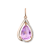 Anhänger mit Amethyst und Zirkonia Bild 1