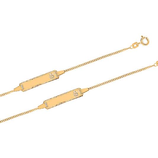 Kinderarmband Gelbgold Bild 1