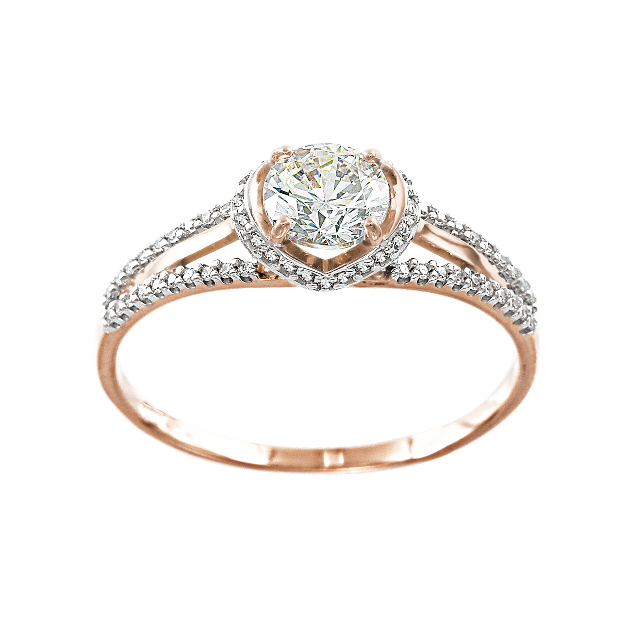 Damenring mit Swarovski Zirkonia Bild 1