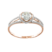 Damenring mit Swarovski Zirkonia Bild 1