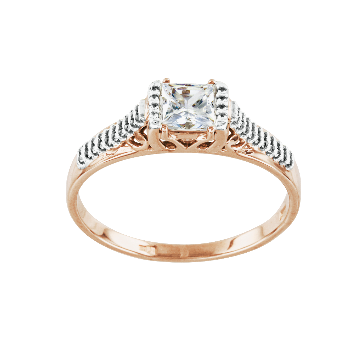 Damenring mit Swarovski Zirkonia Bild 1