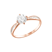 Damenring mit Swarovski Zirkonia Bild 1