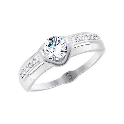 Damenring mit Zirkonia Swarovski Bild 1