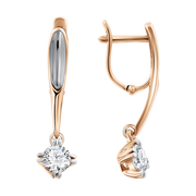 Ohrhänger mit Zirkonia Swarovski Bild 1
