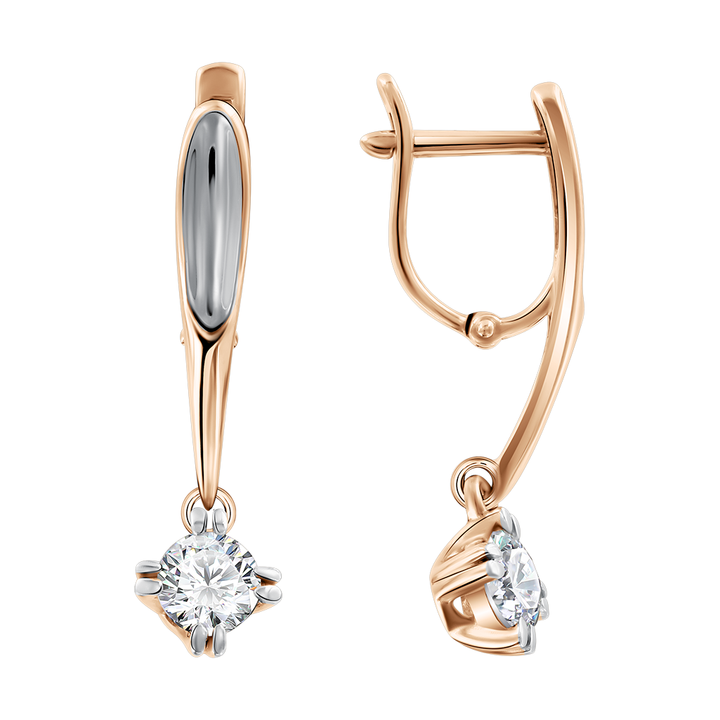 Ohrhänger mit Zirkonia Swarovski Bild 1