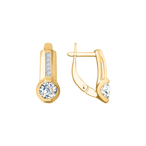 Ohrringe mit Zirkonia Swarovski Bild 1