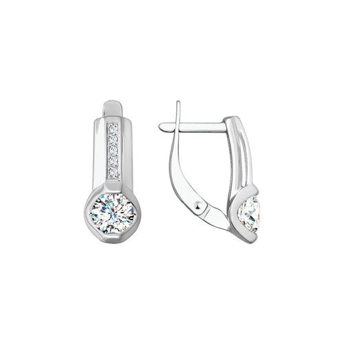 Ohrringe mit Zirkonia Swarovski Bild 1