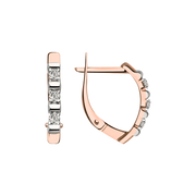 Ohrhänger mit Zirkonia Swarovski Bild 1