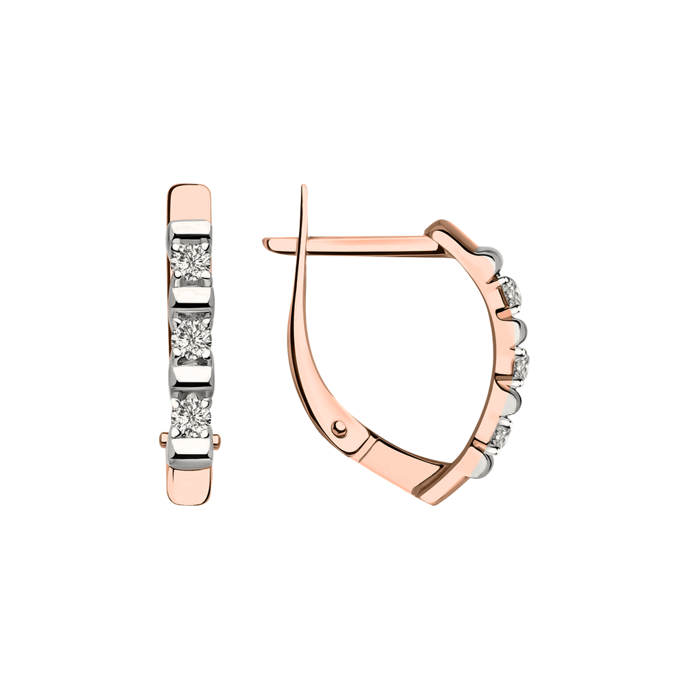 Ohrhänger mit Zirkonia Swarovski Bild 1