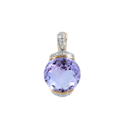 Anhänger mit Brillanten und Amethyst Bild 1