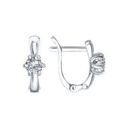 Ohrhänger mit Zirkonia Swarovski Bild 1
