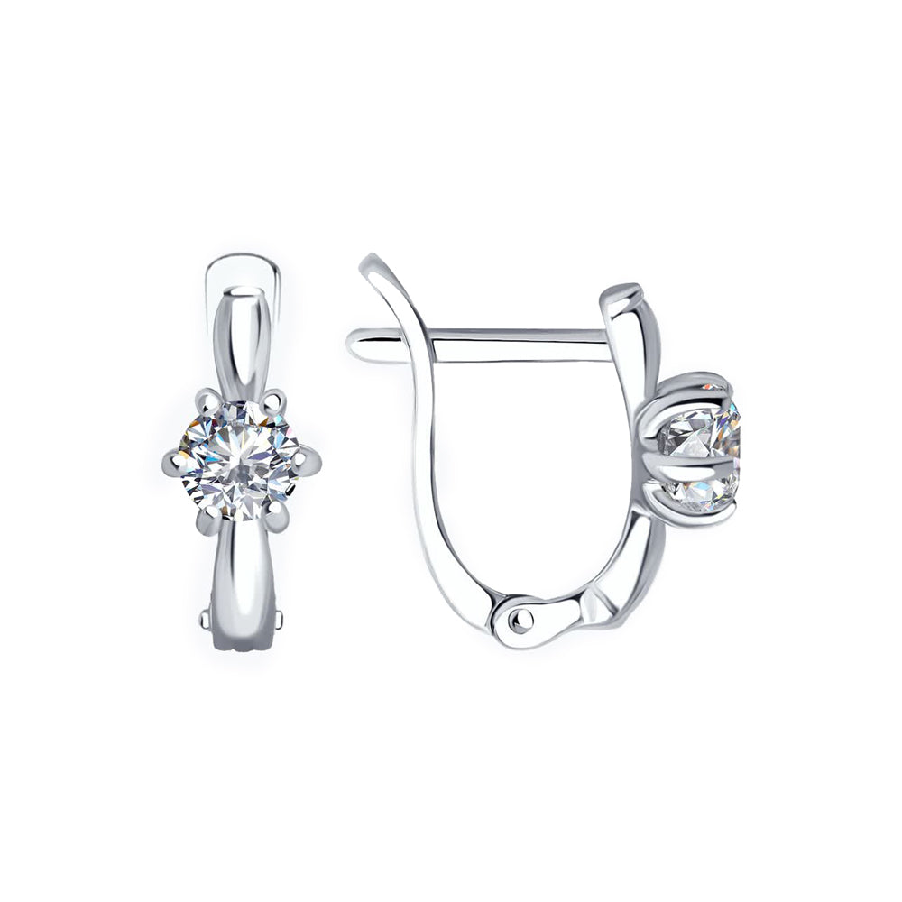 Ohrhänger mit Zirkonia Swarovski Bild 1