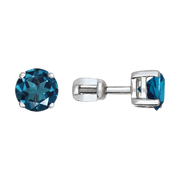 Ohrstecker mit London Blue Topas Bild 1