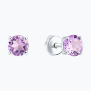 Ohrstecker mit Amethysten Bild 1
