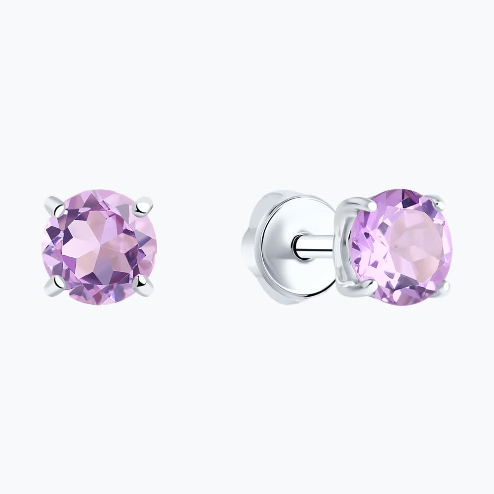 Ohrstecker mit Amethysten Bild 1