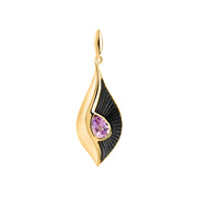 Anhänger vergoldet mit Amethyst Bild 1