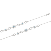 Armband mit Topas und Zirkonia Bild 1