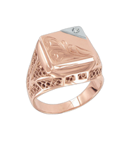 Herrenring mit Zirkonia Bild 1
