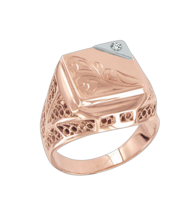 Herrenring mit Zirkonia Bild 1
