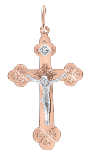 Anhänger – Kreuz mit Gravur Bild 1