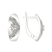 Ohrringe mit Zirkonia Bild 1