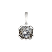 Anhänger mit schwarzem Swarovski Kristall Bild 1