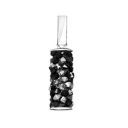 Anhänger mit schwarzen Kristallen Swarovski Bild 1