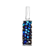 Anhänger mit blauen Kristallen Swarovski Bild 1