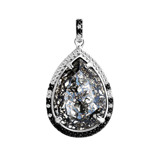 Anhänger mit Swarovski Kristall und Zirkonia Bild 1