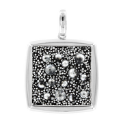Anhänger mit schwarzem Swarovski Kristall Bild 1