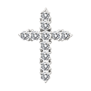 Anhänger – Kreuz mit Zirkonia Bild 1