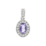 Anhänger mit Amethyst und Zirkonia Bild 1