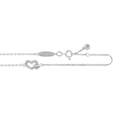 Fußkette "Herz" mit Zirkonia Bild 1