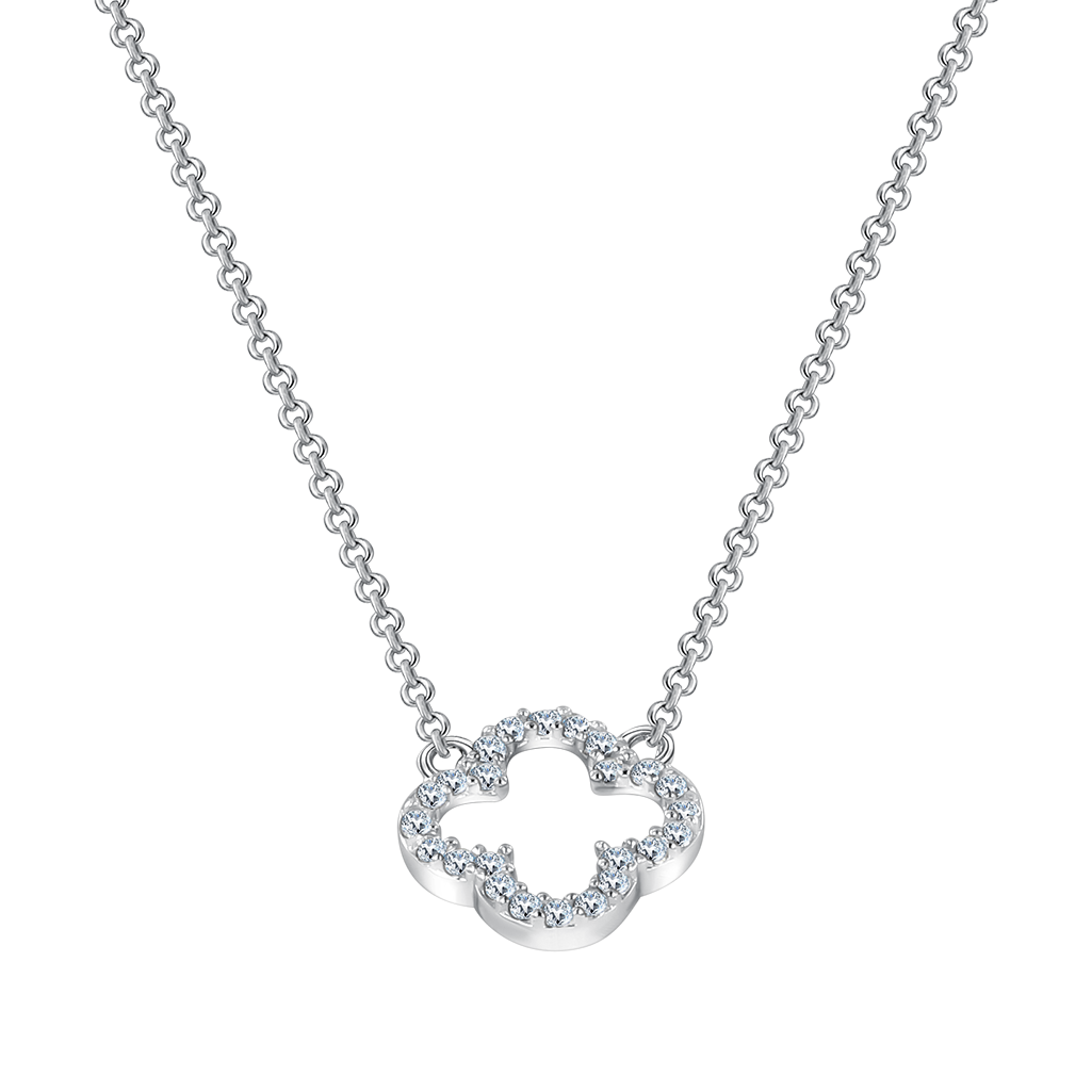 Collier mit Zirkonia Bild 1