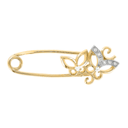 Brosche mit Zirkonia Bild 1