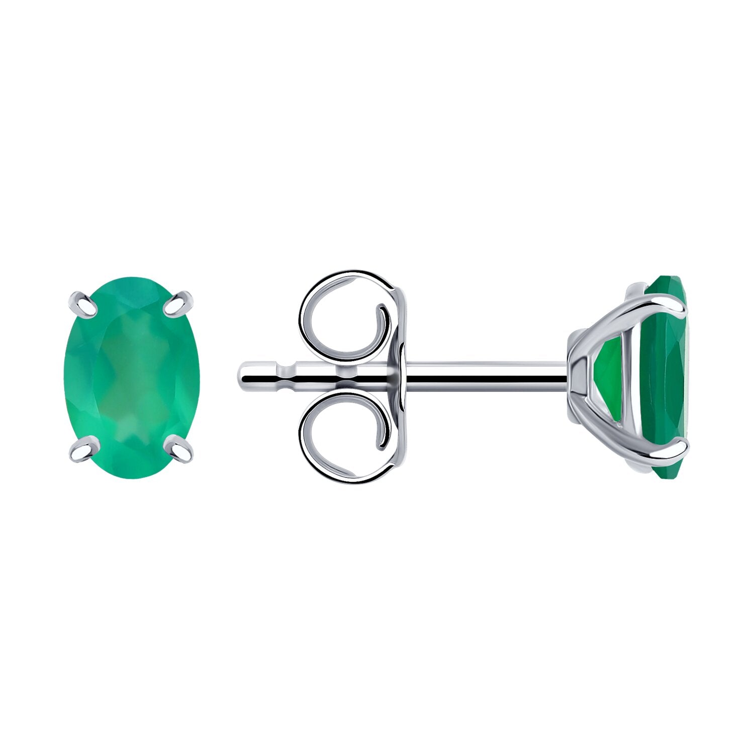 Ohrstecker mit Achat Bild 1