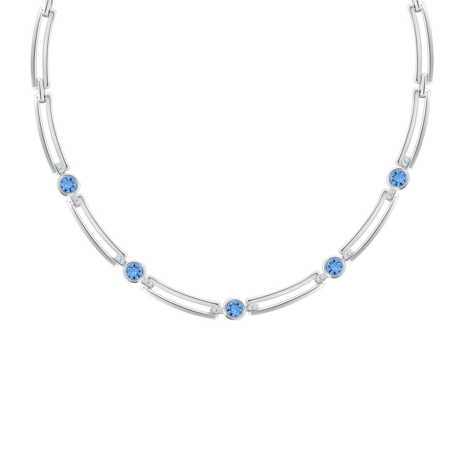 Collier mit Zirkonia Bild 1
